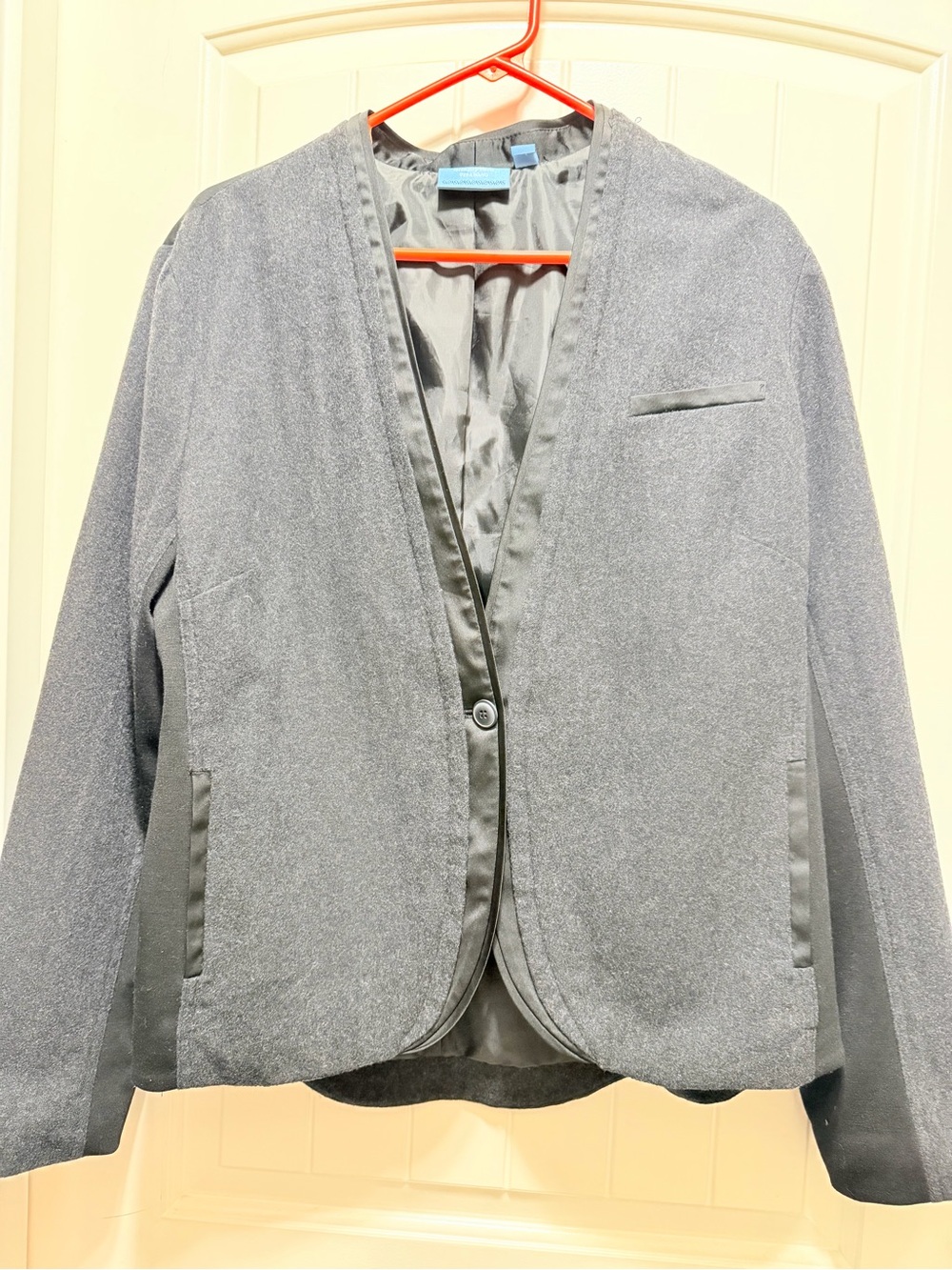 Vera Wang Grey Open-Front Women's Blazer Jacket